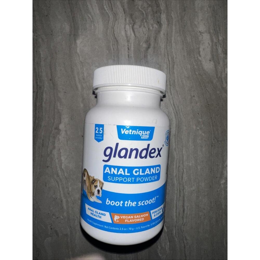 Glandex Anal Gland Support Fiber Supplement Dogs Cats 2.5 oz